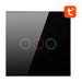 Smart Light Switch ZigBee Avatto LZTS02-EU-B3 3 Way No Neutral TUYA (black) - Switches<<<Control devices<<<Smart