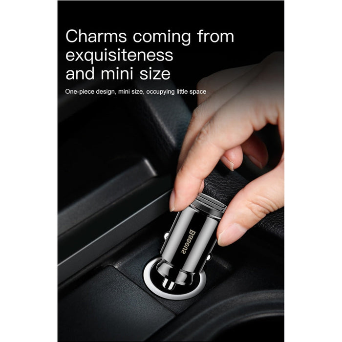 Smart mini USB car charger Baseus 3.1A Fast Charge