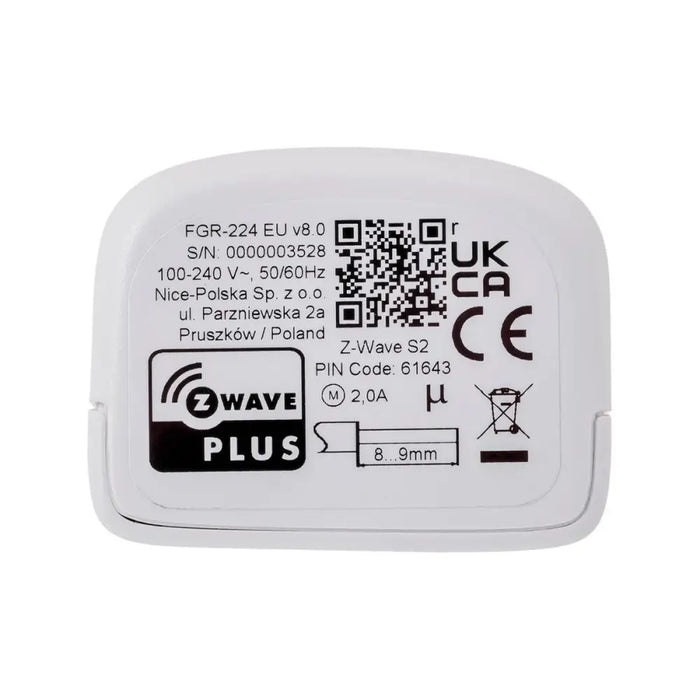 Smart Plug Fibaro FGR-224 ZW8 - Смарт щепсели<<<Сигурност Удома<<<Дом Градина<<<BigBuy&&&ActuatorsIND-URW<<<Smart