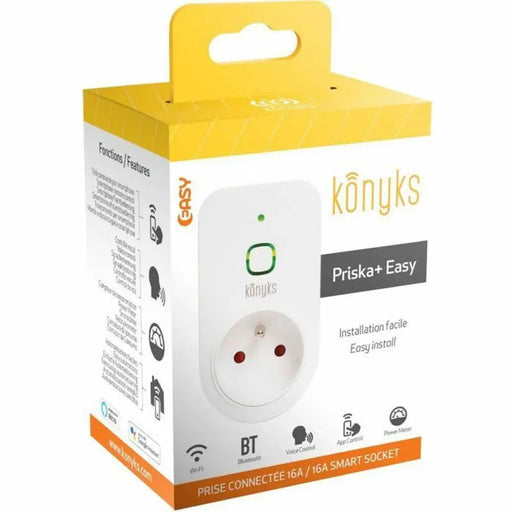 Smart Plug Konyks Priska+ Easy Wi-Fi 16 A - Сигурност Удома<<<Дом Градина<<<BigBuy&&&Смарт щепсели<<<Сигурност