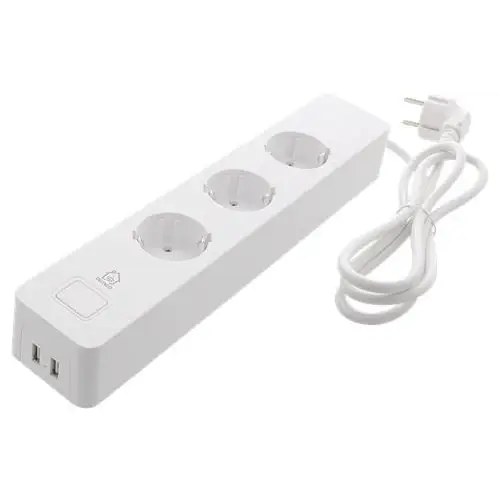 Smart power strip 1.5m DELTACO SH-P03USB2 - Разклонители<<<Продукти за дома<<<ValiAPI&&&Разклонители<<<Други<<<Спорт и