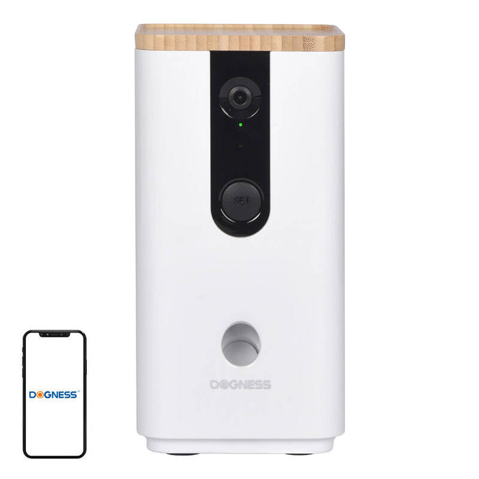 Smart snack feeder with camera T03 Dogness (White) - Bowls<<<Food Dispensers<<<Pets<<<InnproXML