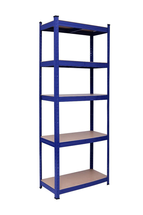 METAL RACK 180X60X30CM 5X100KG BLUE