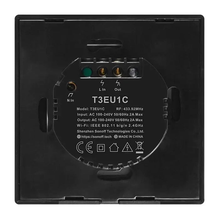 Smart Switch WiFi + RF 433 Sonoff T3 EU TX (1-channel) - Switches<<<Control devices<<<Smart