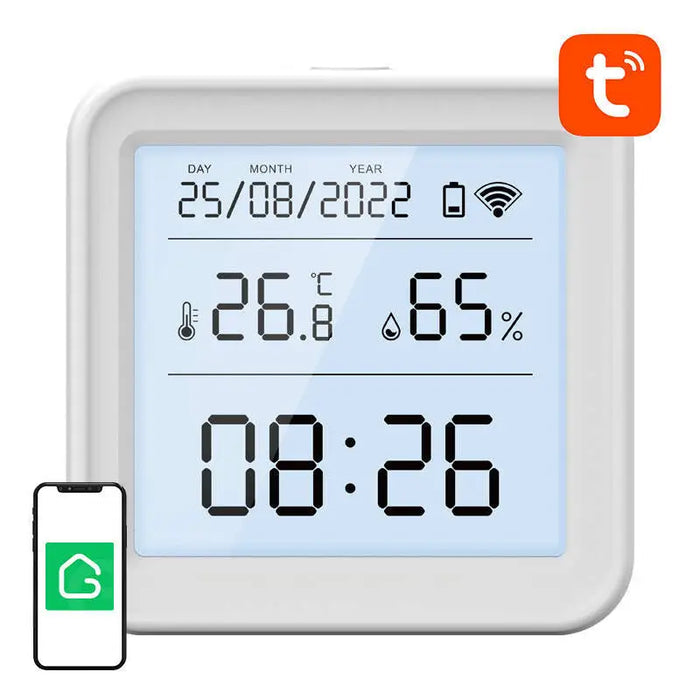 Smart temperature and humidity sensor WiFi Gosund S6 LCD Tuya - Sensors<<<Actuators<<<Smart Home<<<InnproXML