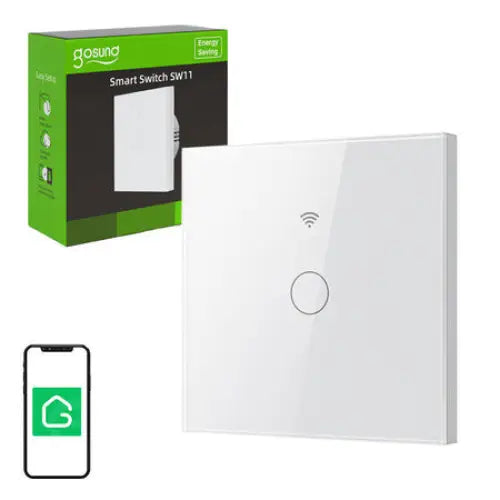 Smart Touch WiFi Light Switch Gosund SLS1 Single (optional N) Tuya - Switches<<<Control devices<<<Smart Home<<<InnproXML