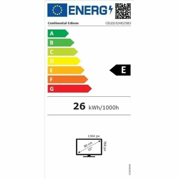 Smart TV Continental Edison 32’’ HD - Електроника Телевизори<<<Компютри| Електроника<<<BigBuy&&&Телевизори и смарт