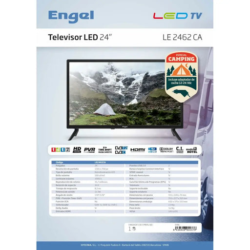 Smart TV Engel LE2462CA 24 24’’ LED - Електроника Телевизори<<<Компютри| Електроника<<<BigBuy&&&Телевизори и смарт