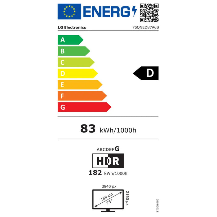 Smart TV LG 75QNED87A6B.AEU 4K Ultra HD 75’’ LED HDR Edge-LED AMD FreeSync QNED - Електроника Телевизори<<<Компютри|