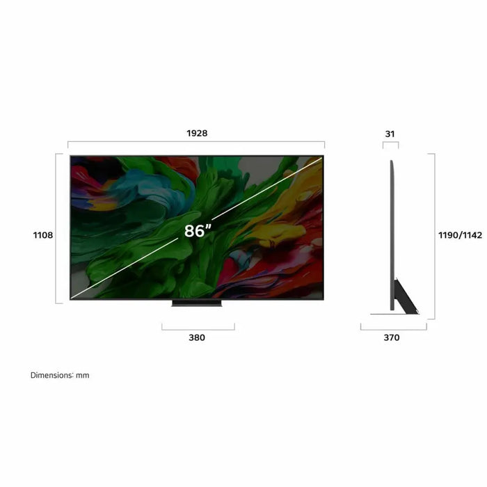 Smart TV LG 86QNED86A6A 86’’ 4K Ultra HD LED HDR AMD FreeSync QNED - Електроника Телевизори<<<Компютри|