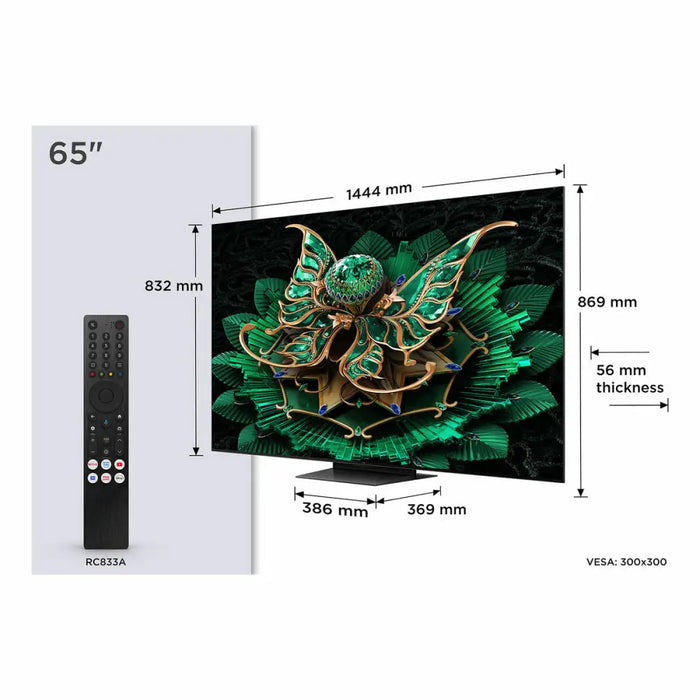 Smart TV TCL 65C7K 65’’ 4K Ultra HD HDR QD Mini LED - Електроника Телевизори<<<Компютри|