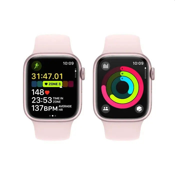Smart watch Apple Watch Series 9 GPS 41 mm S/M Aluminum Pink - MR933QC/A - Смарт часовници<<<Смартфони и