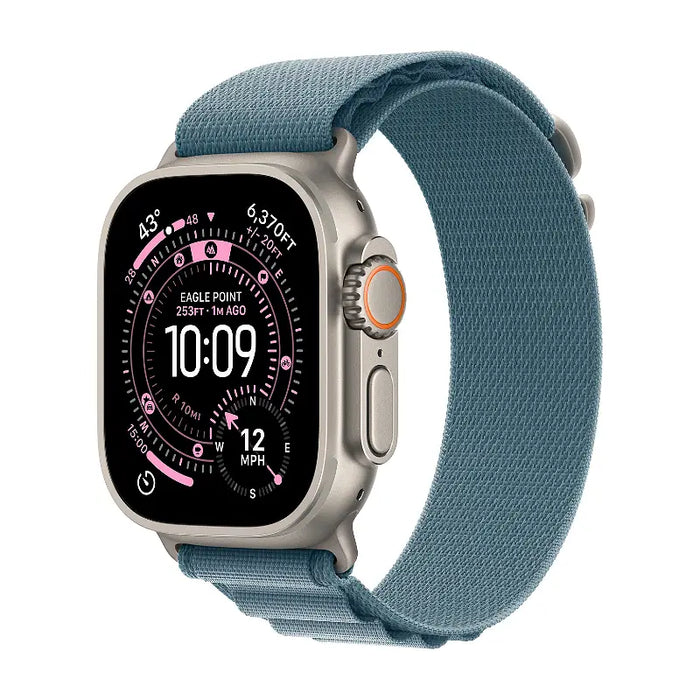 Smart watch Apple Watch Ultra 3 49mm Nat/Blue Alpine Loop L mewp4 1.98 - Смарт часовници<<<Телефони и Таблети<<<ZoraSite