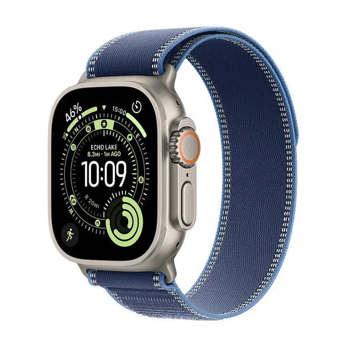 Smart watch Apple Watch Ultra 3 49mm Nat/Blue Trail Loop S/M mewr4 1.98 - Смарт часовници<<<Телефони и