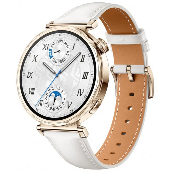 Smart watch Huawei GT5 JNA-B19L White Leather - Смарт часовници<<<Смарт устройства<<<TechMart&&&Watches<<<HUAWEI Mobile