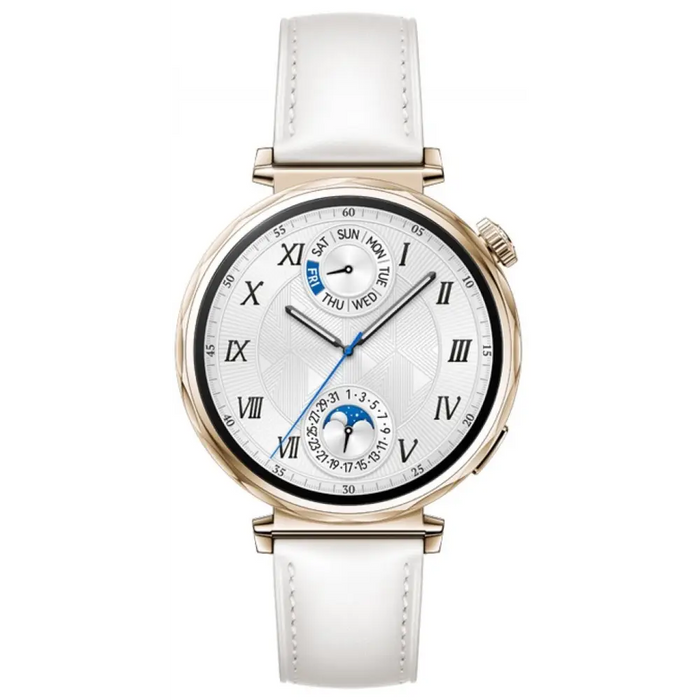 Smart watch Huawei GT5 JNA-B19L White Leather - Смарт часовници<<<Смарт устройства<<<TechMart&&&Watches<<<HUAWEI Mobile