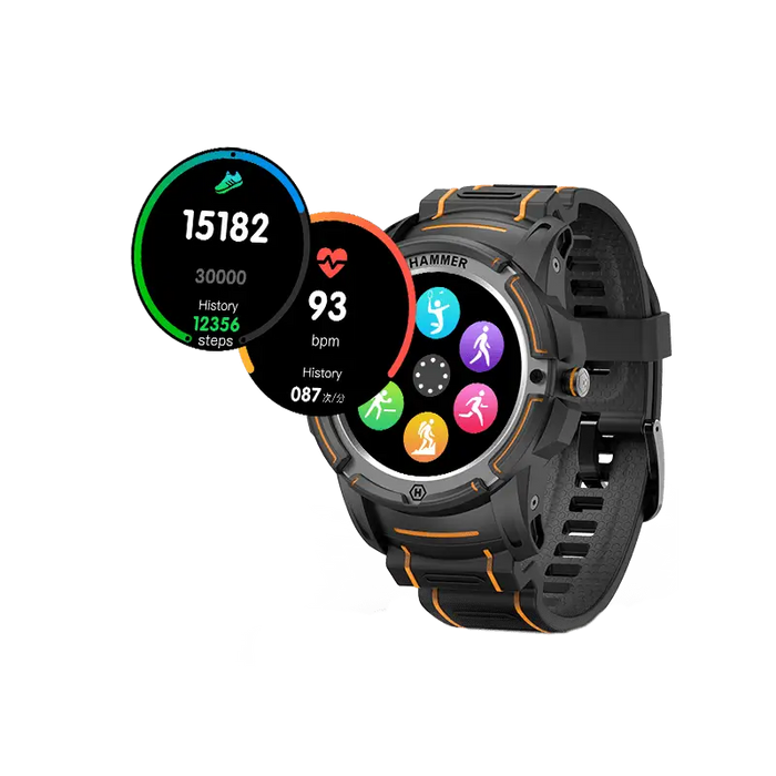 Smart watch myPhone HAMMER BLACK 1.30 - Смарт часовници<<<Телефони и Таблети<<<ZoraSite