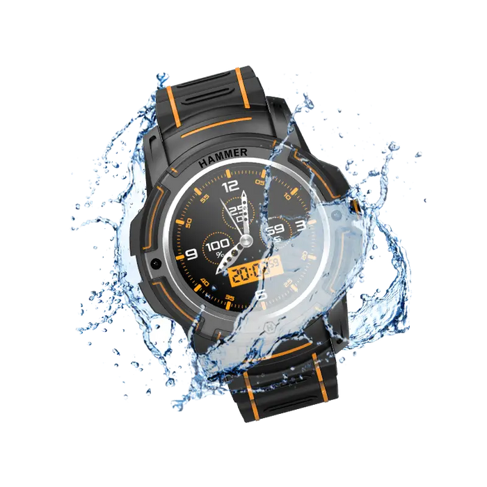 Smart watch myPhone HAMMER BLACK 1.30 - Смарт часовници<<<Телефони и Таблети<<<ZoraSite