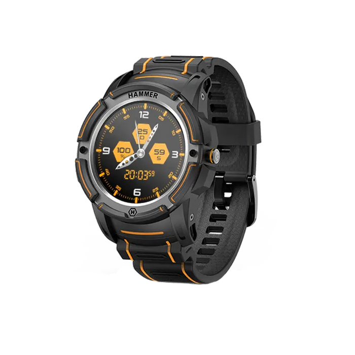 Smart watch myPhone HAMMER BLACK 1.30 - Смарт часовници<<<Телефони и Таблети<<<ZoraSite