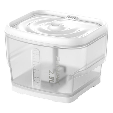 Smart Water Fountain for pets Petsuper PW03 2,5L (white) - Water dispensers<<<Fountains<<<Pets<<<InnproXML