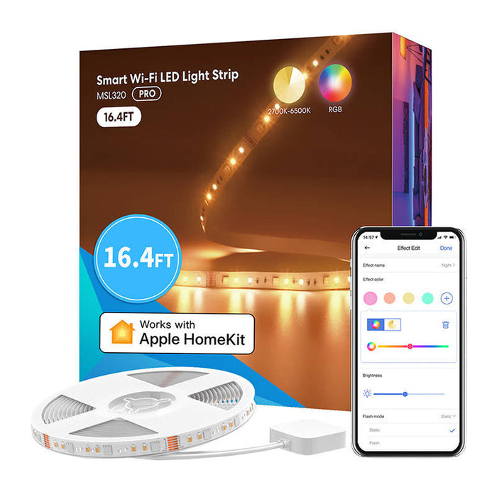 Smart WiFI LED Strip with RGBWW Meross MSL320 (5 meter) HomeKit - LED strips<<<Lighting<<<Smart Home<<<InnproXML