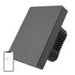 Smart WiFi wall switch SONOFF M5-2C-80 (2-channel for frame graphite) - Switches<<<Control devices<<<Smart
