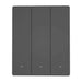 Smart WiFi wall switch SONOFF M5-3C-80 (3-channel for frame graphite) - Switches<<<Control devices<<<Smart