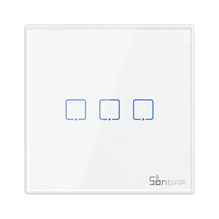 Smart Wireless Wall Switch Sonoff T2EU3C-RF 433MHz (3-channel) - Switches<<<Control devices<<<Smart Home<<<InnproXML