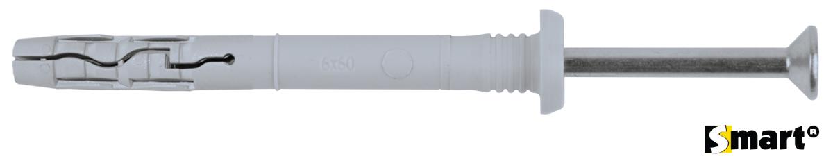 DOWEL NAIL NL SPLITTER 6X60MM 50PCS. WBOX