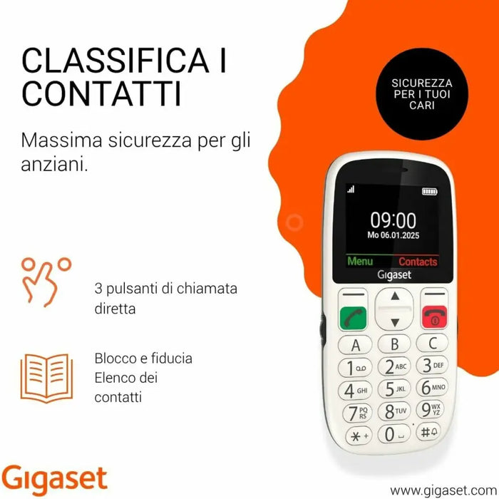 Smartphone Gigaset S30853-H1230-R103 2,2’’ 32 MB RAM White - Електроника Телефони и таблети<<<Компютри|