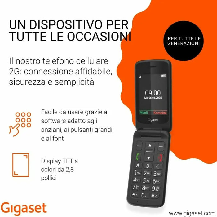 Smartphone Gigaset S30853-H1231-R101 2,8’’ 32 MB RAM Black - Електроника Телефони и таблети<<<Компютри|