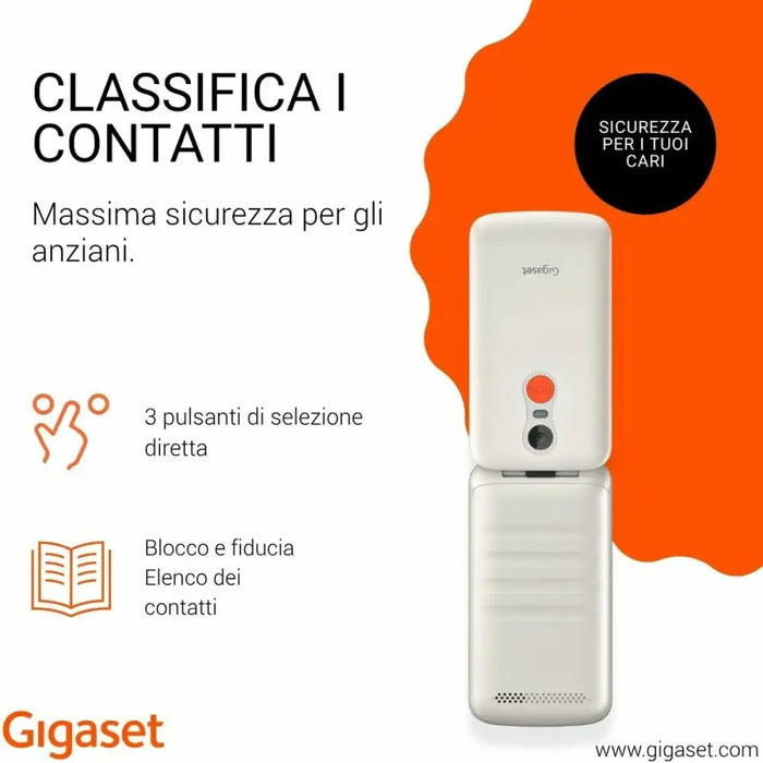 Smartphone Gigaset S30853-H1231-R103 2,8’’ 32 MB RAM White - Електроника Телефони и таблети<<<Компютри|