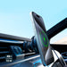 Smartphone holder with inductive charger SBS TESUPFANWIR15W 15W for air vent with cooling - black - Cell phone