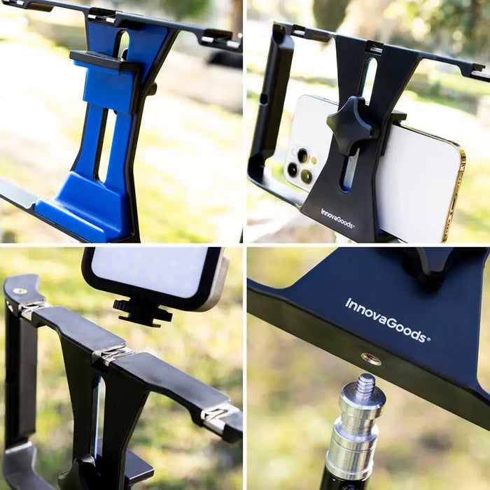 Smartphone Holder with Manual Stabiliser Stafect InnovaGoods - Електроника Телефони и таблети<<<Компютри|