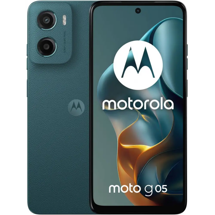 Smartphone Motorola Moto G05 4/128GB Forest Green - Смартфони<<<Телефони и таблети<<<TechMart&&&Мобилни