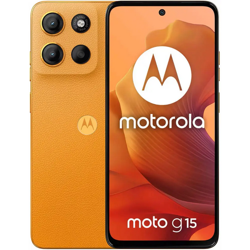 Smartphone Motorola Moto G15 8/512GB Sunrise Orange - Смартфони<<<Телефони и таблети<<<TechMart&&&Мобилни