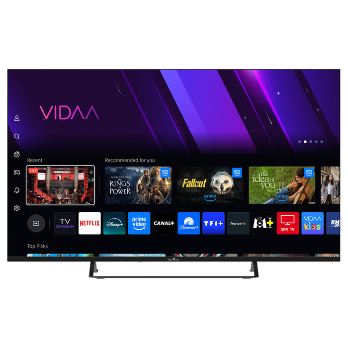 TV SMARTTECH 50UV02V3 4K Ultra HD LED SMART TV, VIDAA, 50.0 ", 126.0 cm