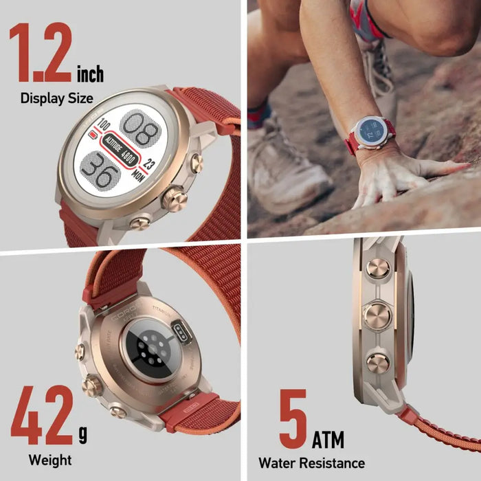 Smartwatch Coros WAPX2-PNK Black Pink 1,2’’ - Електроника Телефони и таблети<<<Компютри|