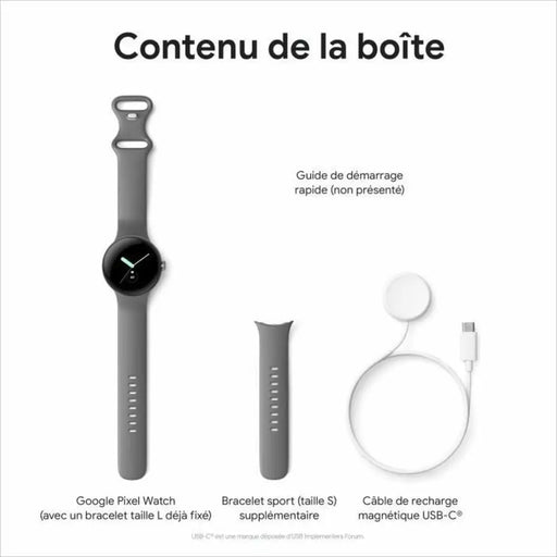 Smartwatch Google Pixel Watch GA04300 Black Matte back 1,2’’ 294 mAh LTE - Електроника Телефони и таблети<<<Компютри|