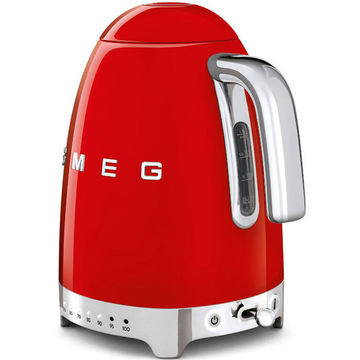 Electric kettle SMEG KLF04RDEU, 2400 W, 1.7 L, Red