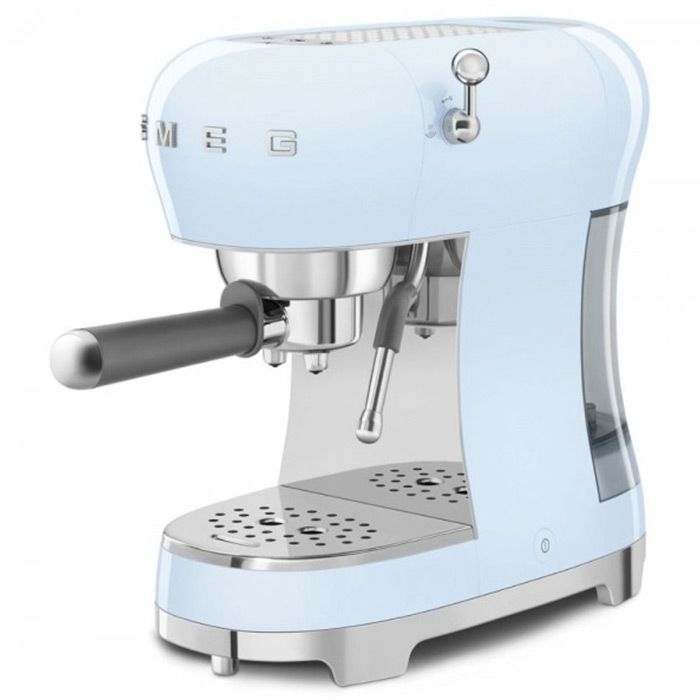 Coffee machine SMEG ECF02PBEU, Pastel blue