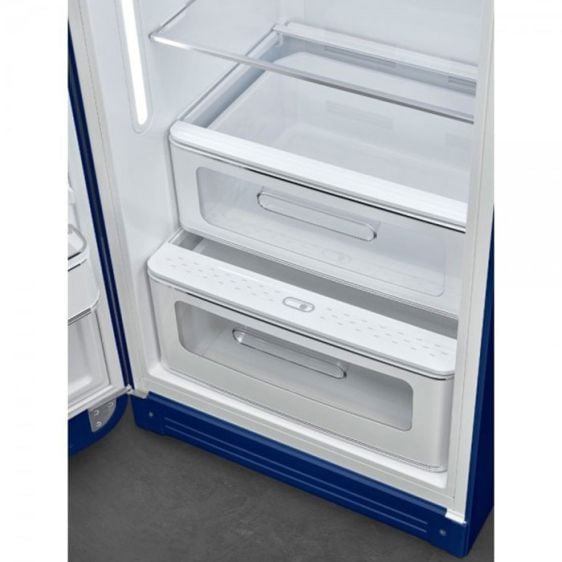 Refrigerator SMEG FAB28LDUJ5, 270 l, Left hinges, British flag