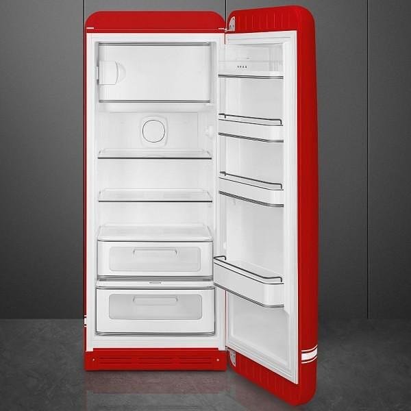 Fridge-freezer SMEG FAB28RDP9176, 270 l, C, Static, Red