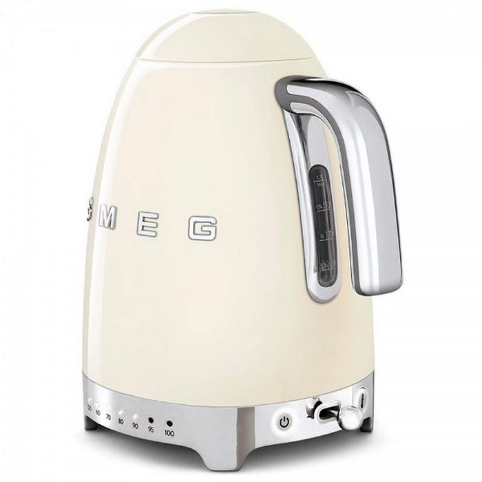 Electric kettle SMEG KLF04CREU, 2400 W, 1.7 L, Cream