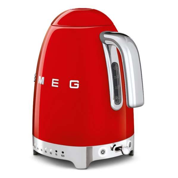 Electric kettle SMEG KLF04RDEU, 2400 W, 1.7 L, Red