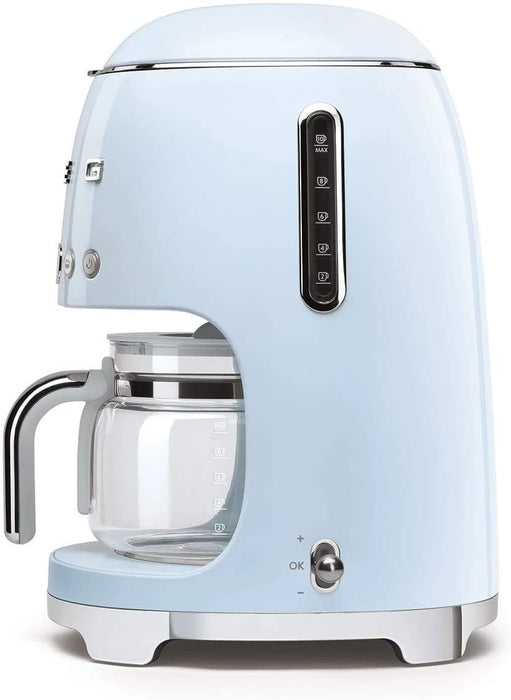 Coffee machine SMEG 50'S STYLE DCF02PBEU BLUE, TIMER, 1050.00 W