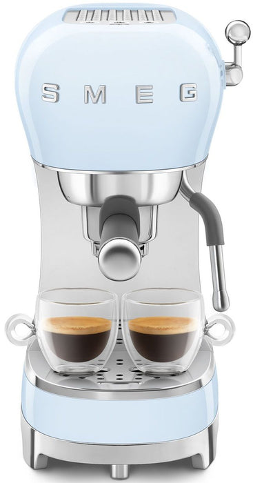 Coffee machine SMEG ECF02PBEU, Pastel blue