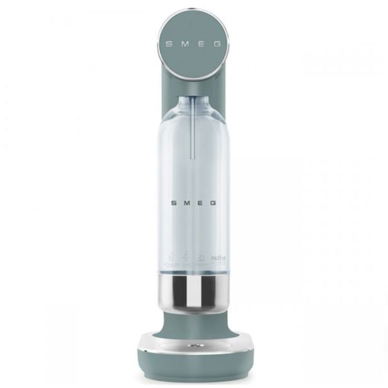 SMEG SKC01EGM Soda Machine, 1 L, Emerald Green