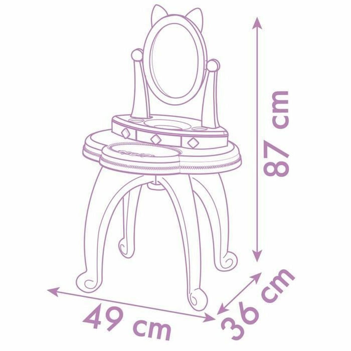 Children's Make-up Set Smoby Gabby and the Magic House Pink Rose