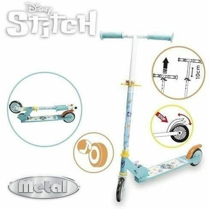 Scooter Smoby Stitch 2R Blue Metal Plastic